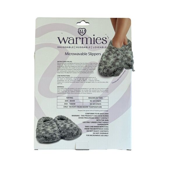 Intel “Warmies” Lavender Scented Microwavable Slippers OSFM - Picture 6 of 6